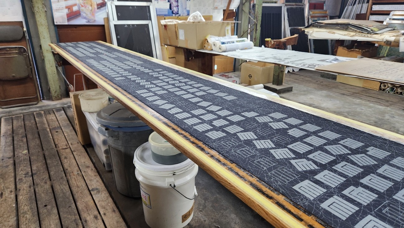 染め場の様子。