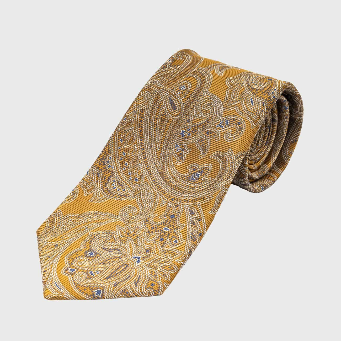 ROYTOUCHネクタイ ドット・ブルー/ゴールド | SEIWA ONLINE STORE