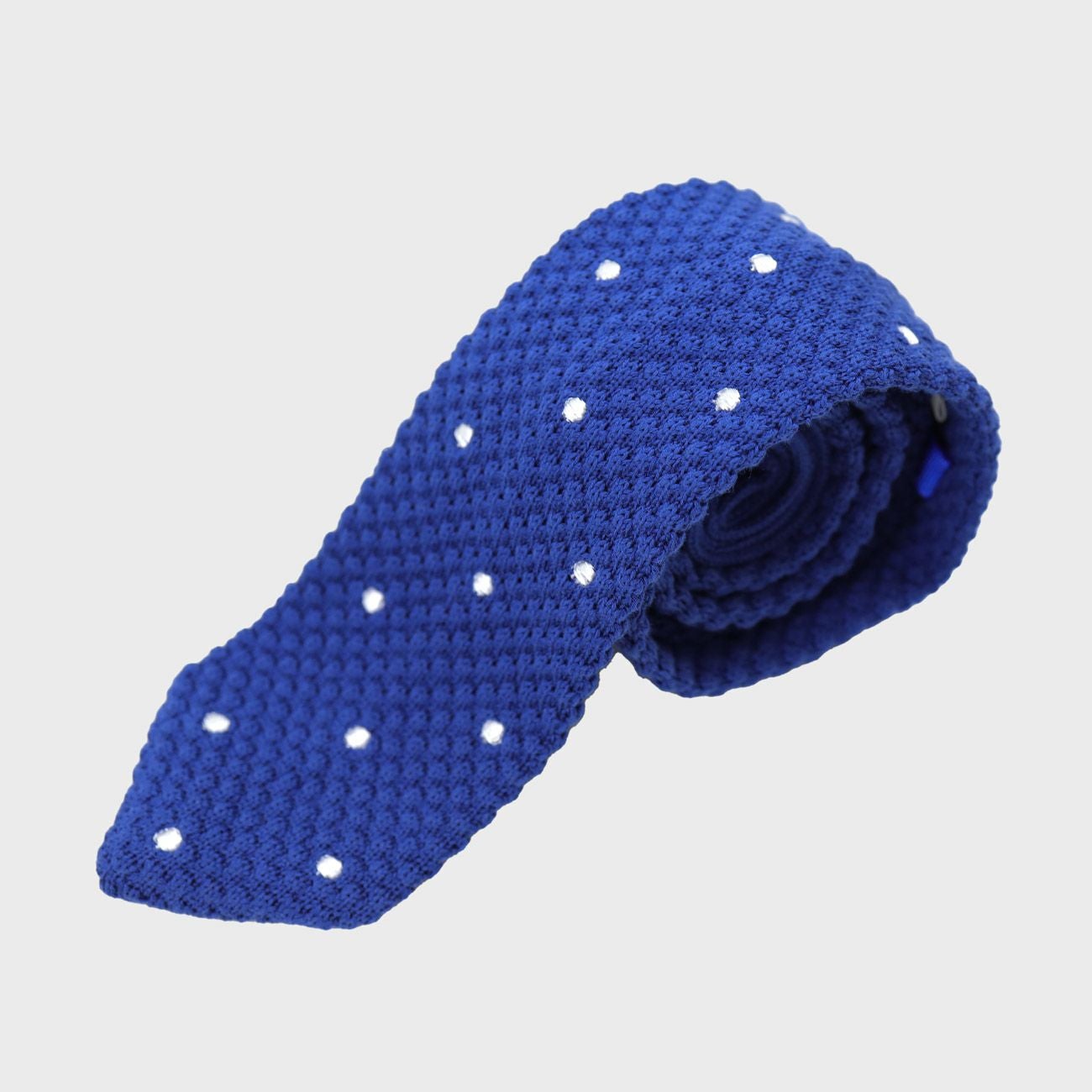 KINSHOKUネクタイ 海島綿 Sea Island Cotton ニットタイ ドット