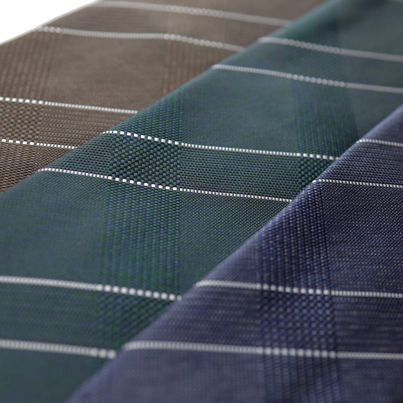 KINSHOKUネクタイ メランジチェックの画像