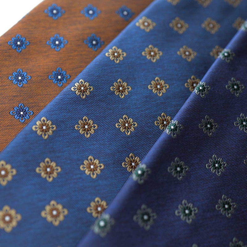 KINSHOKUネクタイ メランジ小紋の画像