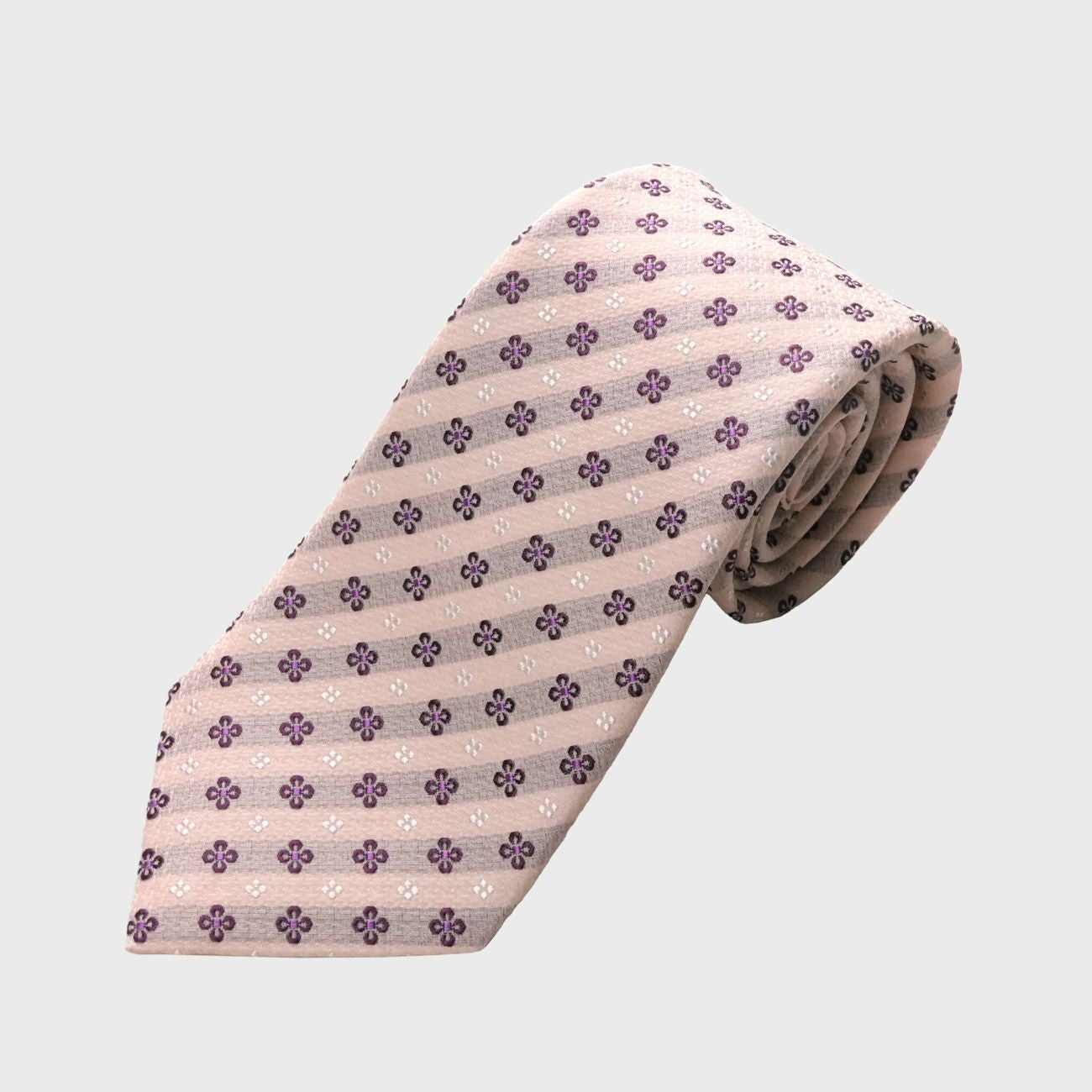 KINSHOKUネクタイ 桜染シャドー花小紋・ピンク | SEIWA ONLINE STORE