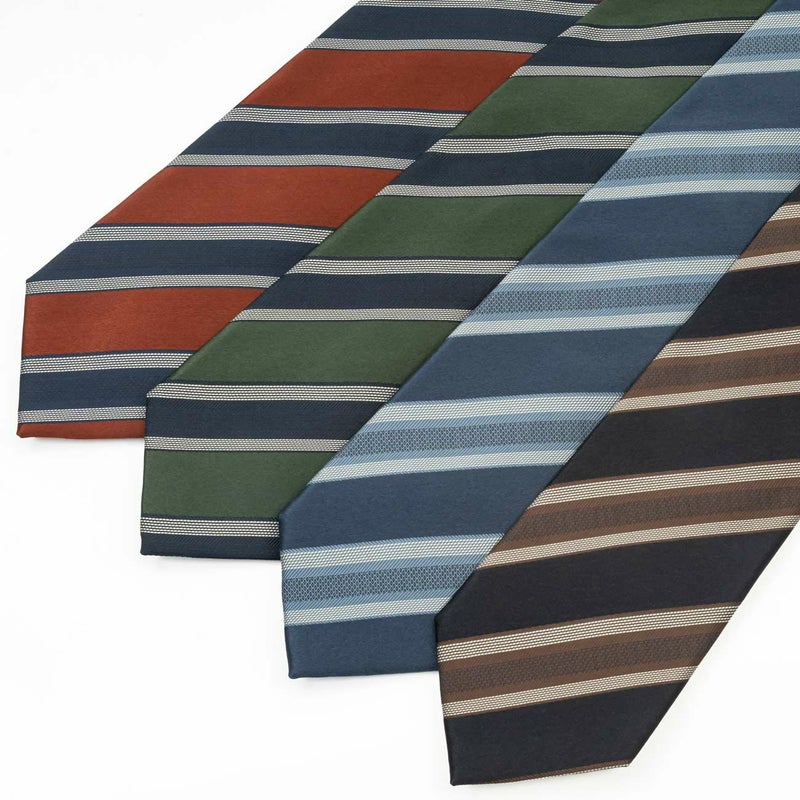 KINSHOKUネクタイ 西陣織サテンストライプの画像