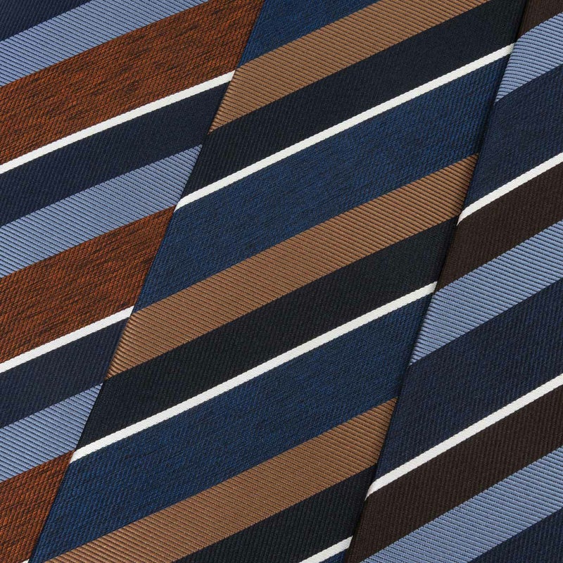 KINSHOKUネクタイ メランジクラシックストライプの画像