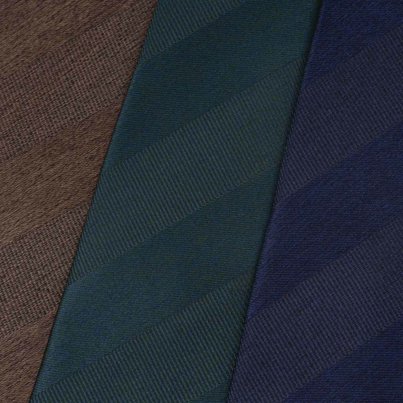 KINSHOKUネクタイ メランジソリッドストライプの画像